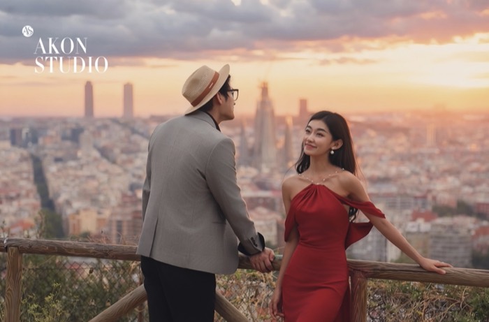 Barcelona pre-wedding photography — Akonstudio album, photo 7 of 21
