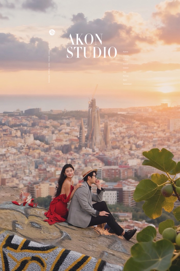 Barcelona pre-wedding photography — Akonstudio album, photo 9 of 21