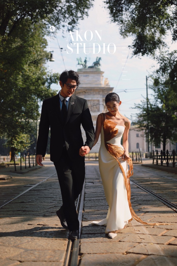 Milan pre-wedding photography — Akonstudio album, photo 20 of 21