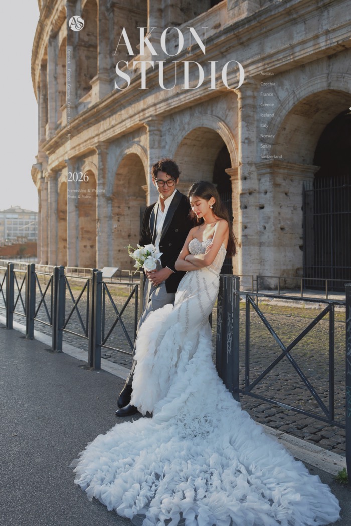 Rome pre-wedding photography — Akonstudio album, photo 20 of 21