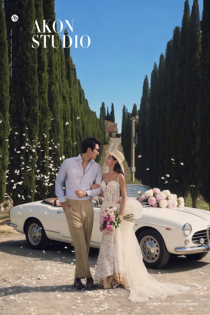 Tuscany pre-wedding photography — Akonstudio album, photo 2 of 21